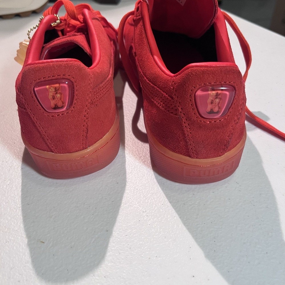 Puma‎ X Hairibo Suede Shoes Red Size 5c - Picture 5 of 8